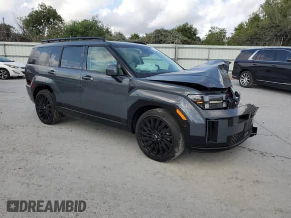 2024 Hyundai Santa Fe Calligraphy с VIN 5NMP54GLXRH050764, выставлен на аукционе Copart как лот 78745224 с пробегом 3 958 миль миль и Списание • Salvage title. История ставок и продаж доступна на DreamBid. Изображение 4.