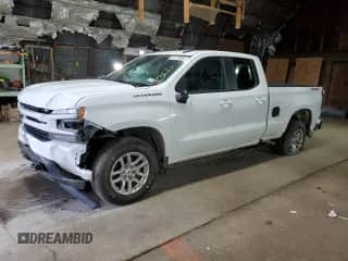 2019 Chevrolet Silverado 1500 with VIN 1GCVYEED8KZ378122, listed as a Copart auction lot 74967954 with 109,241 mi miles and Salvage title. Bid and sale history available at DreamBid. Image 1.