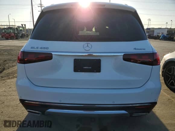 2025 Mercedes-Benz GLS 450 z VIN 4JGFF5KE1SB273109, wystawiony jako Copart lot #71516685 z przebiegiem 1 057 mil mil oraz Szkoda całkowita • Salvage title. Historia ofert i sprzedaży dostępna na DreamBid. Obrazek 6.