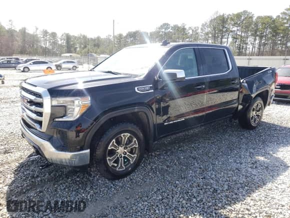 2019 GMC Sierra 1500 SLE z VIN 1GTU9BED4KZ371241, wystawiony jako Copart lot #47433745 z przebiegiem 104 380 mil mil oraz Szkoda całkowita • Salvage title. Historia ofert i sprzedaży dostępna na DreamBid. Obrazek 1.