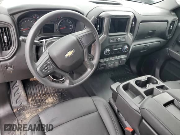 2024 Chevrolet Silverado 1500 Work Truck with VIN 1GCRAAEK2RZ382920, listed as a Copart auction lot 85007224 with 1,065 mi miles and Salvage title. Bid and sale history available at DreamBid. Image 8.