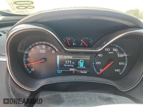 2015 Chevrolet Impala LT with VIN 2G1125S37F9126916, listed as a Copart auction lot 80273705 with 92,451 mi miles and Salvage title. Bid and sale history available at DreamBid. Image 9.