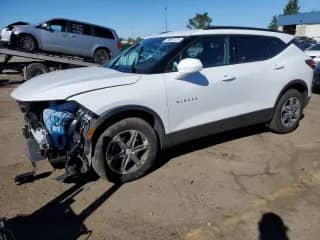 2024 Chevrolet Blazer LT with VIN 3GNKBHR43RS172382, listed as a Copart auction lot 74897124 with 5,348 mi miles and Salvage title. Bid and sale history available at DreamBid. Image 1.