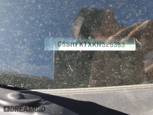 2019 Ram 1500 Longhorn with VIN 1C6SRFKTXKN526383, listed as a Copart auction lot 47534495 with 70,865 mi miles and Non repairable. Bid and sale history available at DreamBid. Image 14.