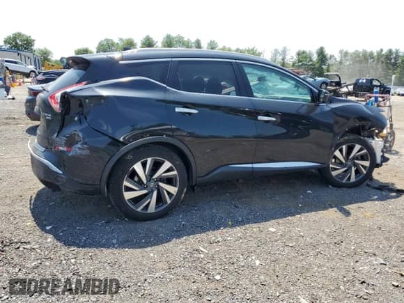 2017 Nissan Murano Platinum с VIN 5N1AZ2MH1HN204175, выставлен на аукционе Copart как лот 62381105 с пробегом 56 936 миль миль и Списание • Salvage title. История ставок и продаж доступна на DreamBid. Изображение 3.