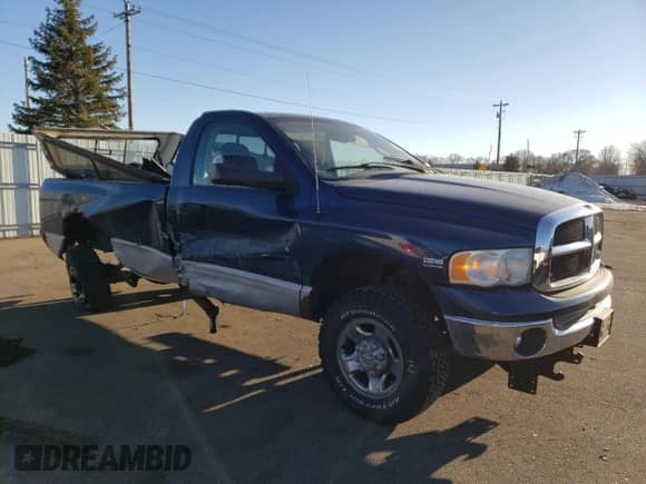 2004 Dodge 2500 SLT with VIN 3D7KU26D14G139421, listed as a Copart auction lot 42533645 with 146,935 mi miles and Salvage title. Bid and sale history available at DreamBid. Image 4.