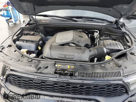 2023 Dodge Durango R/T Plus with VIN 1C4SDJCT3PC572424, listed as a Copart auction lot 83768235 with 47,329 mi miles and Salvage title. Bid and sale history available at DreamBid. Image 12.
