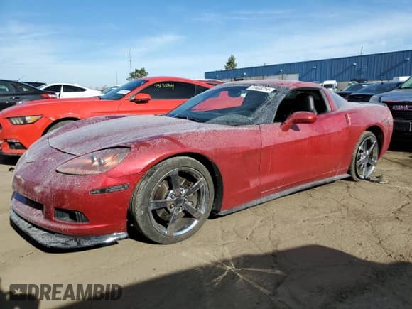 2010 Chevrolet Corvette 1LT with VIN 1G1YE2DW7A5101466, listed as a Copart auction lot 77403254 with 46,060 mi miles and Salvage title. Bid and sale history available at DreamBid. Image 1.