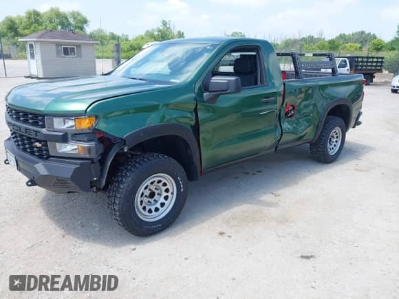 2020 Chevrolet Silverado 1500 Work Truck with VIN 3GCNWAEH6LG123701, listed as a IAAI auction lot 42699617 with 92,843 mi miles and . Bid and sale history available at DreamBid. Image 2.