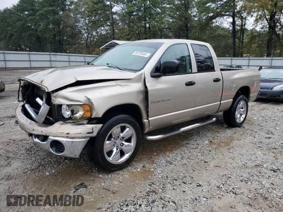 2005 Dodge 1500 ST with VIN 1D7HA18N35J581913, listed as a Copart auction lot 80728464 with 127,688 mi miles and Salvage title. Bid and sale history available at DreamBid. Image 1.