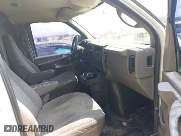 2005 Chevrolet Express Cargo with VIN 1GCHG35V751208477, listed as a IAAI auction lot 42609642 with Not provided miles and . Bid and sale history available at DreamBid. Image 5.