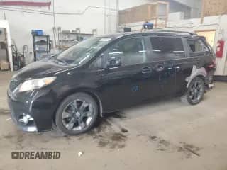 2011 Toyota Sienna SE with VIN 5TDXK3DCXBS110665, listed as a Copart auction lot 84588025 with 317,691 mi miles and Salvage title. Bid and sale history available at DreamBid. Image 1.