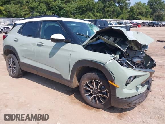 2024 Chevrolet TrailBlazer ACTIV with VIN KL79MVSL6RB060945, listed as a IAAI auction lot 43014241 with Not provided miles and . Bid and sale history available at DreamBid. Image 1.