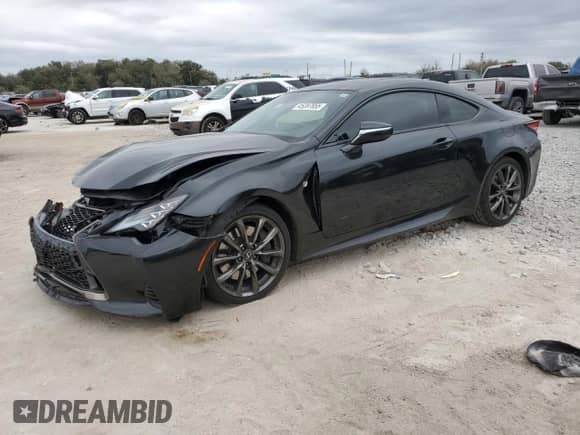 2019 Lexus RC 350 z VIN JTHHZ5BC2K5019778, wystawiony jako Copart lot #45287855 z przebiegiem 25 900 mil mil oraz Nie do naprawy • Non repairable. Historia ofert i sprzedaży dostępna na DreamBid. Obrazek 1.