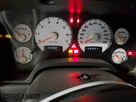 2002 Dodge 1500 z VIN 1D7HU16N02J217079, wystawiony jako Copart lot #55025185 z przebiegiem 160 089 mil mil oraz Szkoda całkowita • Salvage title. Historia ofert i sprzedaży dostępna na DreamBid. Obrazek 9.