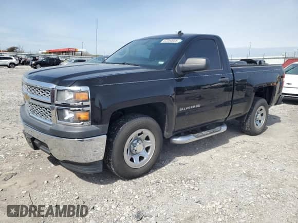 2014 Chevrolet Silverado 1500 Work Truck with VIN 1GCNCPEH8EZ394337, listed as a Copart auction lot 52354655 with 81,961 mi miles and Salvage title. Bid and sale history available at DreamBid. Image 1.