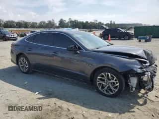2020 Hyundai Sonata SEL with VIN 5NPEL4JA6LH057094, listed as a Copart auction lot 80544925 with 120,359 mi miles and Salvage title. Bid and sale history available at DreamBid. Image 4.