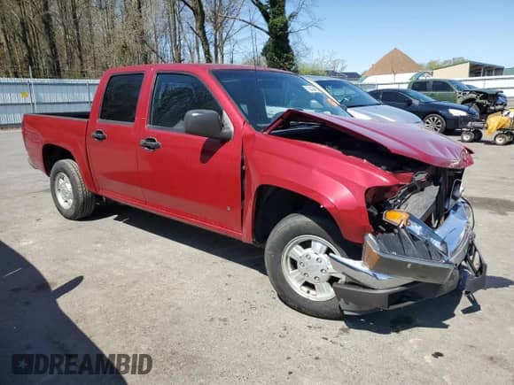 2006 Chevrolet Colorado 1LT with VIN 1GCCS136168202594, listed as a Copart auction lot 53434455 with 193,808 mi miles and Salvage title. Bid and sale history available at DreamBid. Image 4.