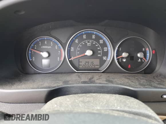 2008 Hyundai Santa Fe GLS с VIN 5NMSG73D68H170841, выставлен на аукционе Copart как лот 59374415 с пробегом 203 229 миль миль и Чистый • Clean title. История ставок и продаж доступна на DreamBid. Изображение 9.