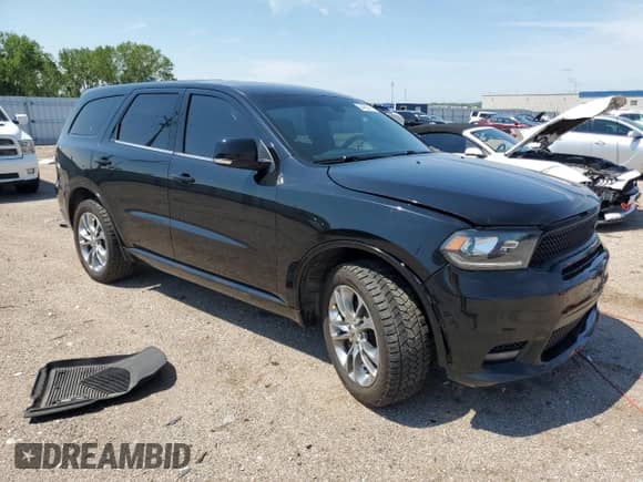 2020 Dodge Durango GT Plus with VIN 1C4RDJDG9LC205179, listed as a Copart auction lot 64483885 with 84,654 mi miles and Salvage title. Bid and sale history available at DreamBid. Image 4.