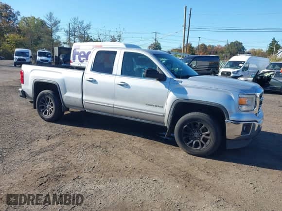 2014 GMC Sierra 1500 SLE with VIN 1GTV2UEC1EZ277382, listed as a IAAI auction lot 43487639 with 152,609 mi miles and . Bid and sale history available at DreamBid. Image 1.