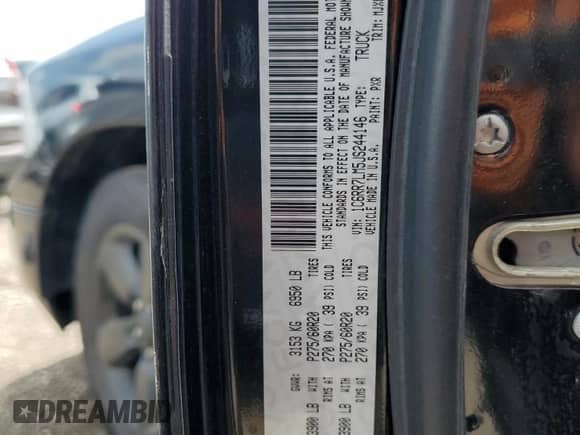 2018 Ram 1500 Big Horn z VIN 1C6RR7LM5JS244146, wystawiony jako Copart lot #68372385 z przebiegiem 56 819 mil mil oraz Czysty tytuł • Clean title. Historia ofert i sprzedaży dostępna na DreamBid. Obrazek 12.