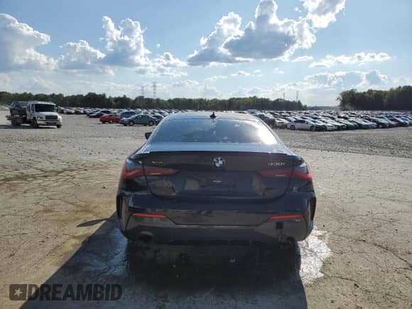 2023 BMW 4 Series 430i xDrive with VIN WBA73AP02PCL47210, listed as a Copart auction lot 72401194 with 27,518 mi miles and Salvage title. Bid and sale history available at DreamBid. Image 6.
