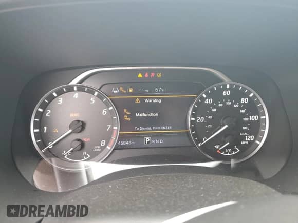 2022 Nissan Frontier Pro-4X z VIN 1N6ED1EK1NN605887, wystawiony jako Copart lot #62173785 z przebiegiem 45 848 mil mil oraz Szkoda całkowita • Salvage title. Historia ofert i sprzedaży dostępna na DreamBid. Obrazek 9.