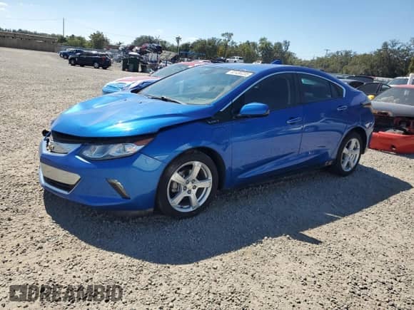 2018 Chevrolet Volt LT with VIN 1G1RA6S58JU130417, listed as a Copart auction lot 82436235 with 91,597 mi miles and Salvage title. Bid and sale history available at DreamBid. Image 1.