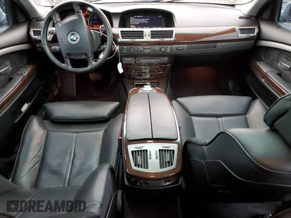 2004 BMW 7 Series 745i with VIN WBAGL634X4DP70421, listed as a Copart auction lot 73309744 with 123,457 mi miles and Salvage title. Bid and sale history available at DreamBid. Image 8.