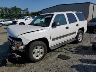 2005 Chevrolet Tahoe LS с VIN 1GNEC13V65R149100, выставлен на аукционе Copart как лот 61179975 с пробегом 283 123 миль миль и Списание • Salvage title. История ставок и продаж доступна на DreamBid. Изображение 1.