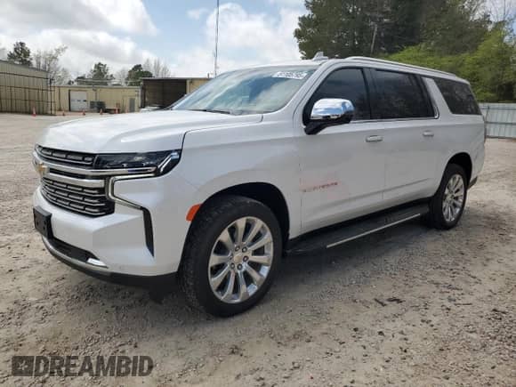 2024 Chevrolet Suburban Premier с VIN 1GNSKFKD7RR200413, выставлен на аукционе Copart как лот 51105795 с пробегом 5 414 миль миль и Списание • Salvage title. История ставок и продаж доступна на DreamBid. Изображение 1.