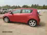 2012 Chevrolet Sonic LTZ with VIN 1G1JE6SH7C4111176, listed as a Copart auction lot 59002575 with 116,640 mi miles and Salvage title. Bid and sale history available at DreamBid. Image 2.
