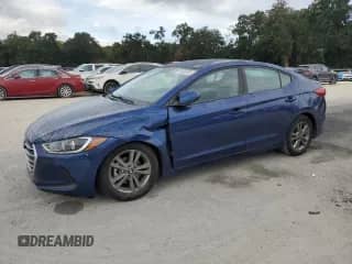 2018 Hyundai Elantra SEL with VIN 5NPD84LF2JH259708, listed as a Copart auction lot 82368705 with 83,663 mi miles and Salvage title. Bid and sale history available at DreamBid. Image 1.