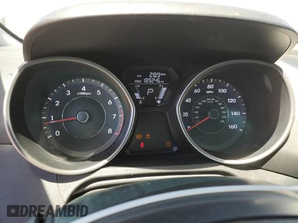 2012 Hyundai Elantra Limited with VIN 5NPDH4AEXCH122061, listed as a Copart auction lot 66522585 with 189,246 mi miles and Salvage title. Bid and sale history available at DreamBid. Image 9.