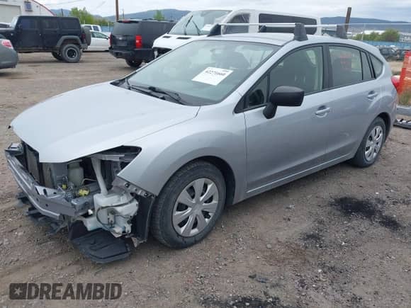 2015 Subaru Impreza 2.0i with VIN JF1GPAA66FG215651, listed as a IAAI auction lot 42271660 with 60,345 mi miles and . Bid and sale history available at DreamBid. Image 2.