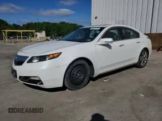 2012 Acura TL Advance with VIN 19UUA9F78CA011111, listed as a Copart auction lot 56257755 with 195,990 mi miles and Clean title. Bid and sale history available at DreamBid. Image 1.