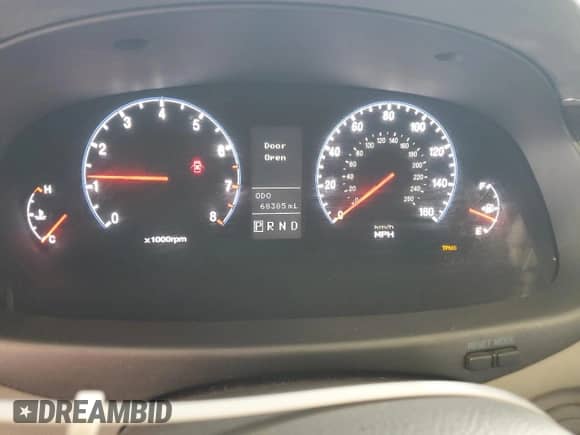 2009 Hyundai Azera GLS с VIN KMHFC46D69A360945, выставлен на аукционе Copart как лот 81551005 с пробегом 68 385 миль миль и Списание • Salvage title. История ставок и продаж доступна на DreamBid. Изображение 9.