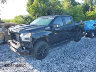 2024 Chevrolet Silverado 1500 LT Trail Boss z VIN 3GCUDFEL3RG155887, wystawiony jako Copart lot #62074935 z przebiegiem 36 772 mil mil oraz Szkoda całkowita • Salvage title. Historia ofert i sprzedaży dostępna na DreamBid. Obrazek 1.