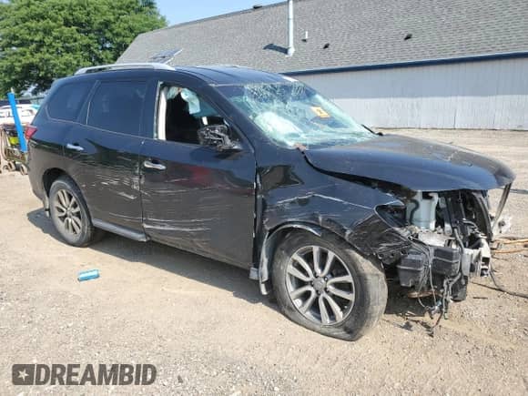2015 Nissan Pathfinder S with VIN 5N1AR2MM4FC719435, listed as a Copart auction lot 64652435 with Not provided miles and Clean title. Bid and sale history available at DreamBid. Image 4.