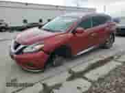 2015 Nissan Murano Platinum with VIN 5N1AZ2MHXFN277980, listed as a Copart auction lot 70699105 with 145,319 mi miles and Salvage title. Bid and sale history available at DreamBid. Image 1.