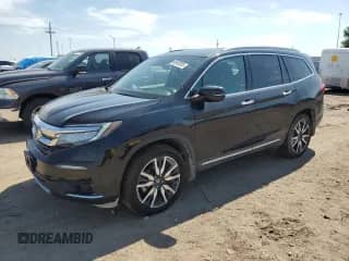 2019 Honda Pilot Touring 8-Passenger z VIN 5FNYF6H93KB010694, wystawiony jako Copart lot #80405285 z przebiegiem 50 513 mil mil oraz Szkoda całkowita • Salvage title. Historia ofert i sprzedaży dostępna na DreamBid. Obrazek 1.