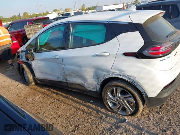 2023 Chevrolet Bolt EV 1LT with VIN 1G1FW6S08P4120164, listed as a IAAI auction lot 43255906 with 18,158 mi miles and . Bid and sale history available at DreamBid. Image 14.