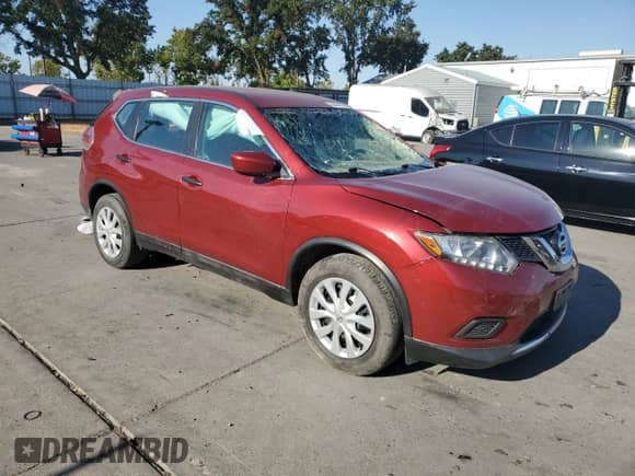 2016 Nissan Rogue SV with VIN 5N1AT2MT1GC800581, listed as a Copart auction lot 68364325 with Not provided miles and Salvage title. Bid and sale history available at DreamBid. Image 4.
