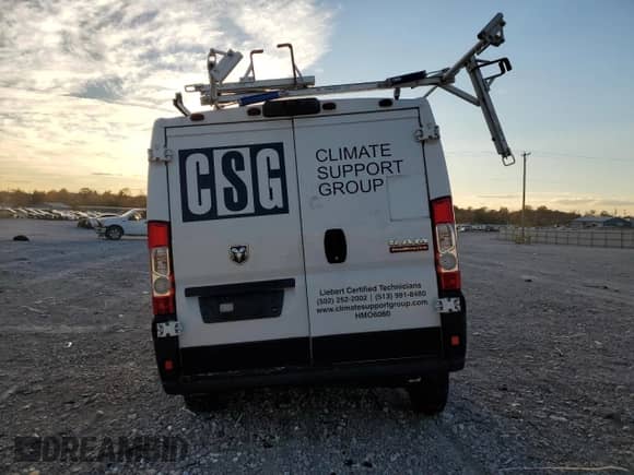 2021 Ram ProMaster Cargo с VIN 3C6LRVAG6ME577874, выставлен на аукционе Copart как лот 79281424 с пробегом Не указан миль и Списание • Salvage title. История ставок и продаж доступна на DreamBid. Изображение 6.