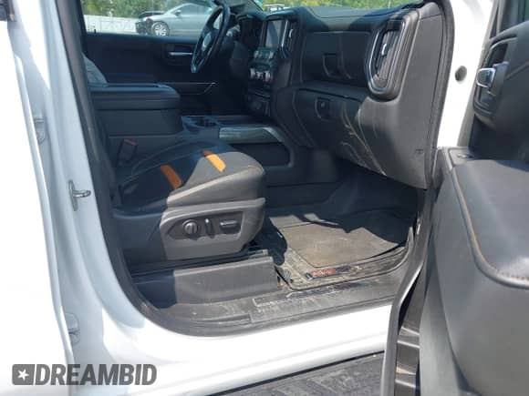 2021 GMC Sierra 1500 AT4 with VIN 3GTU9EET3MG320485, listed as a IAAI auction lot 43170195 with 123,129 mi miles and . Bid and sale history available at DreamBid. Image 5.