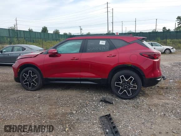 2023 Chevrolet Blazer RS с VIN 3GNKBKRS8PS223707, выставлен на аукционе IAAI как лот 43203565 с пробегом 27 376 миль миль и . История ставок и продаж доступна на DreamBid. Изображение 14.