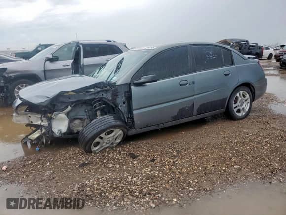 2004 Saturn ION ION 3 with VIN 1G8AL52F24Z207642, listed as a Copart auction lot 63876395 with Not provided miles and Salvage title. Bid and sale history available at DreamBid. Image 1.