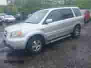 2006 Honda Pilot EX-L with VIN 2HKYF18766H502063, listed as a IAAI auction lot 42283379 with Not provided miles and . Bid and sale history available at DreamBid. Image 2.