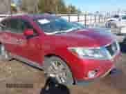 2016 Nissan Pathfinder Platinum with VIN 5N1AR2MM3GC614144, listed as a IAAI auction lot 41554806 with 130,398 mi miles and . Bid and sale history available at DreamBid. Image 1.